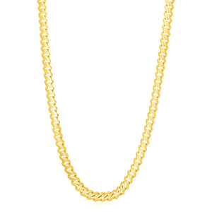 14k Yellow Gold High Polish Modern Lite Edge Chain (8.00 mm)