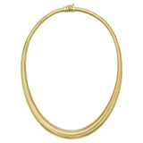14K Yellow Gold Graduated Tubogas Necklace thumbnail 2