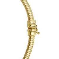 14K Yellow Gold Graduated Tubogas Necklace
