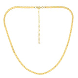 Geometric Brick Necklace in 14K Yellow Gold thumbnail 2