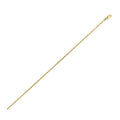 14K yellow gold Lumina oval-link chain at 2.11 mm width