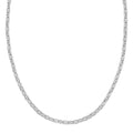 925 sterling silver anchor chain necklace with 4.30 mm interlocking links