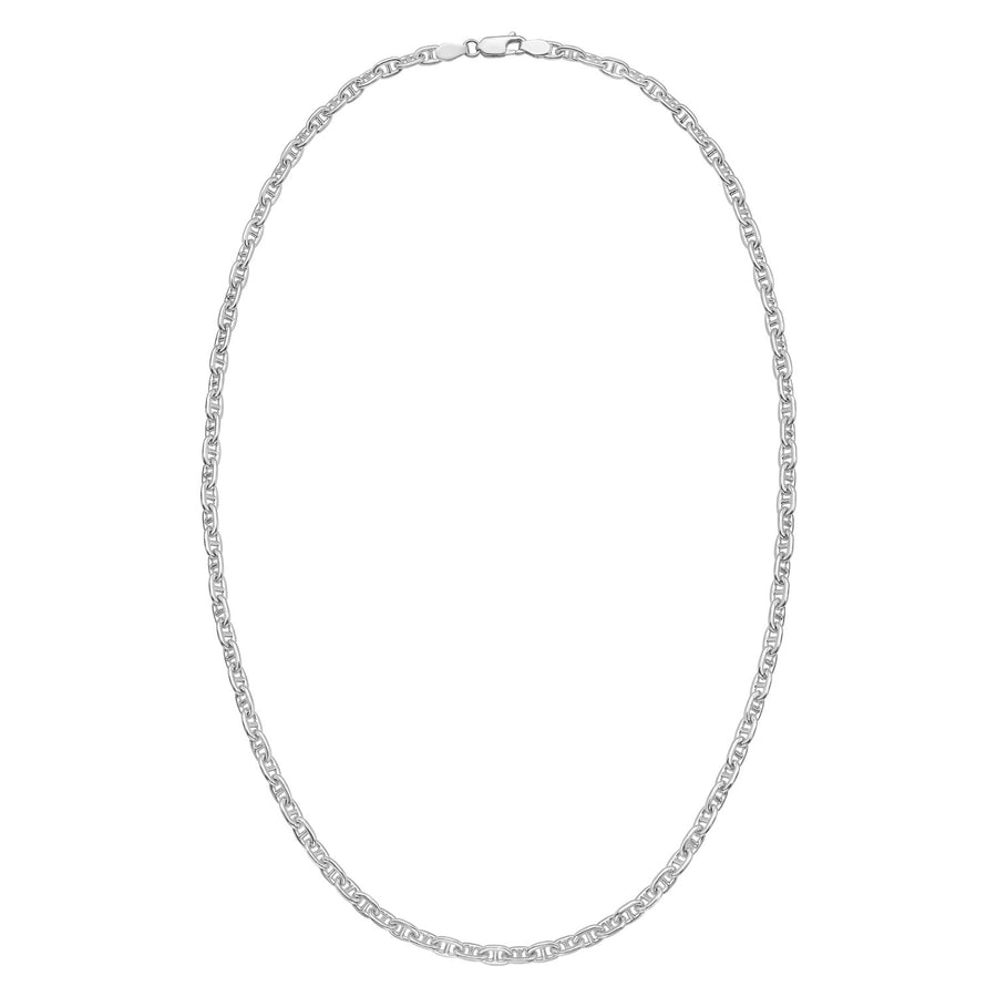 Sterling Silver Anchor Chain Necklace (4.30 mm)