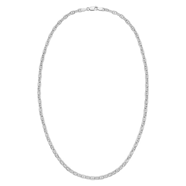 Sterling Silver Anchor Chain Necklace (4.30 mm)