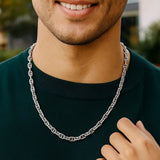 Sterling Silver Anchor Chain Necklace (4.30 mm) thumbnail 5