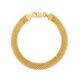 14k Yellow Gold Bismark Bracelet (7.00 mm) thumbnail 2
