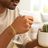 10k Yellow Gold Lite Curb Bracelet (6.20 mm) thumbnail 3