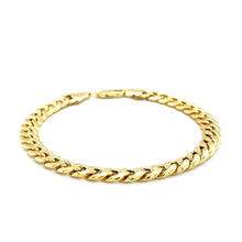 Load image into Gallery viewer, 14k Yellow Gold Miami Cuban Semi Solid Bracelet (7.00 mm)