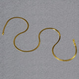 Imperial Herringbone Chain in 10k Yellow Gold (2.80 mm) thumbnail 5