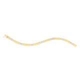 Two Tone Nail Head Bracelet in 14K Gold thumbnail 2