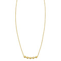 14K yellow gold rope chain necklace with diamond-cut faceted surface
