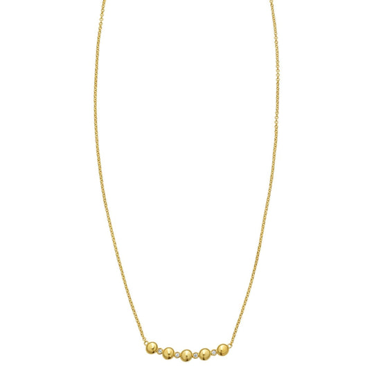 14K yellow gold rope chain necklace with diamond-cut faceted surface
