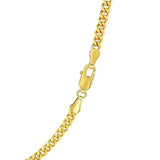 3.60mm 14K Yellow Gold Gourmette Chain thumbnail 4
