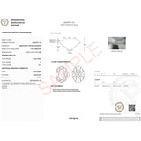 1 1/2 Carat Oval Lab Grown IGI G/VS1 Diamond Solitaire Ring in 14K Yellow Gold thumbnail 6