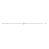 14K Yellow Gold Clover Bracelet thumbnail 2