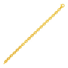 Load image into Gallery viewer, 14k Yellow Gold Polished Oval Link Bracelet (6.20 mm)