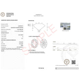 3 Carat Oval Lab Grown IGI G/VS1 Diamond Solitaire Ring in 14K Yellow Gold thumbnail 6