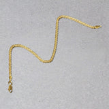 14k Yellow Gold Bismark Bracelet (2.50 mm) thumbnail 3