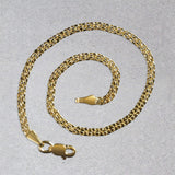 14k Yellow Gold Bismark Bracelet (2.50 mm) thumbnail 4