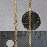 14k Yellow Gold Bismark Bracelet (2.50 mm) thumbnail 5