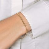 14k Yellow Gold Bismark Bracelet (2.50 mm) thumbnail 7