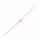 Adjustable Cable Chain in 14k Rose Gold (0.97 mm) thumbnail 1
