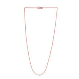 Adjustable Cable Chain in 14k Rose Gold (0.97 mm) thumbnail 2