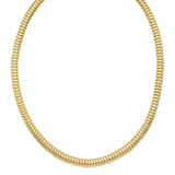 14K Yellow Gold Lite Oval Snake Chain (6.50 mm) thumbnail 2