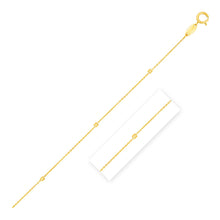 Load image into Gallery viewer, Bead Links Pendant Chain in 14k Yellow Gold (1.50 mm)