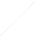 Sterling silver rhodium plated petite alternating paperclip chain, 2.30 mm