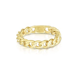 14K Yellow Gold Curb Ring thumbnail 2