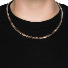 Load image into Gallery viewer, 14k Rose Gold Classic Miami Cuban Solid Chain (6.10 mm)