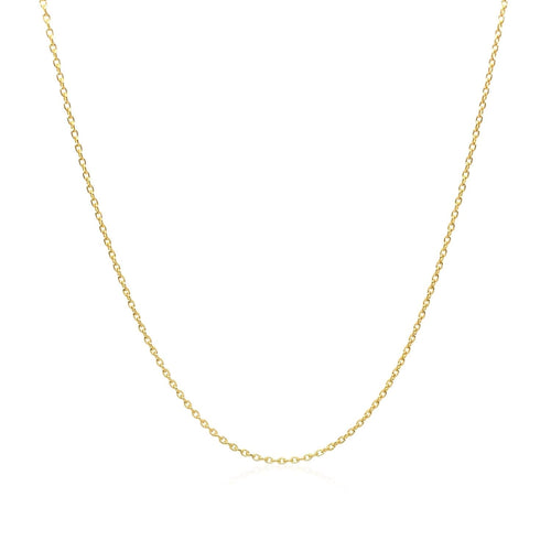 Adjustable Cable Chain in 14k Yellow Gold (0.97 mm)