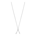 14K white gold adjustable friendship bracelet chain with ball slide clasp