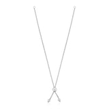 14k White Gold Adjustable Friendship Bracelet Chain with Ball Slide thumbnail 1
