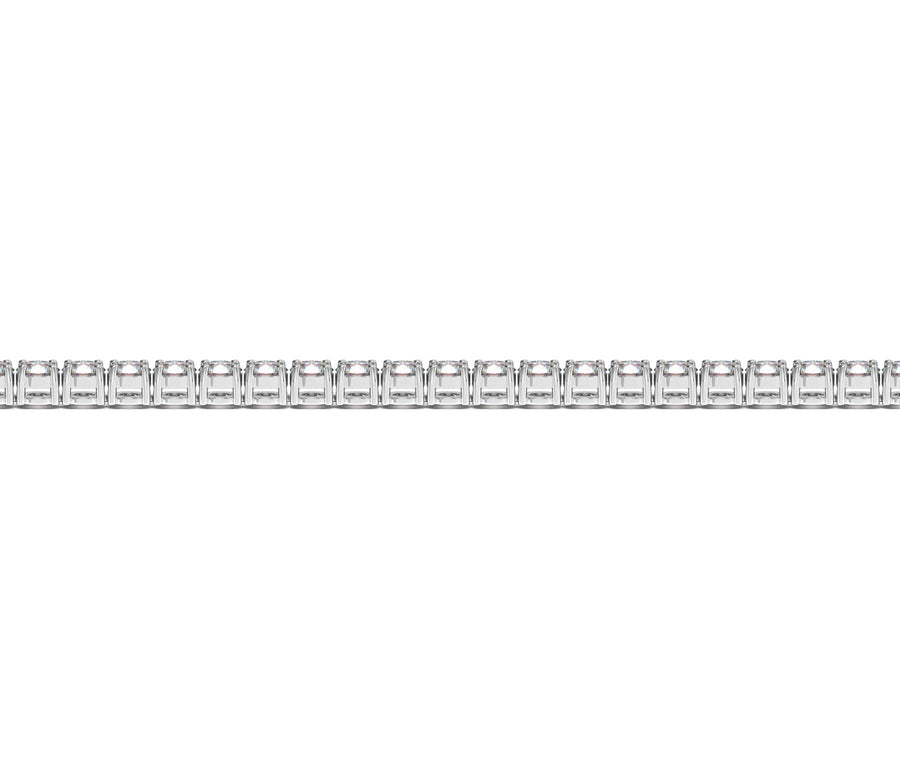 Lab Grown Round Diamond Tennis Bracelet in 14k White Gold (4 cctw F/G  VS2/SI1)