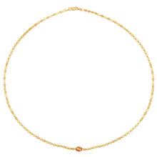 14K Yellow Gold Citrine Mirrored Chain (2.20 mm)