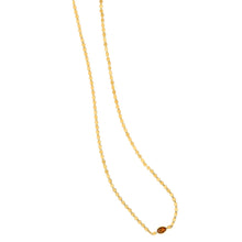 14K Yellow Gold Citrine Mirrored Chain (2.20 mm)