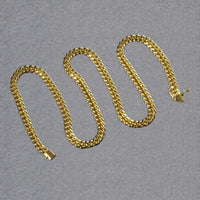 10k Yellow Gold Semi Solid Miami Cuban Chain (6.10 mm)