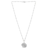 Sterling Silver Rhodium Plated Sea Shell Necklace thumbnail 2