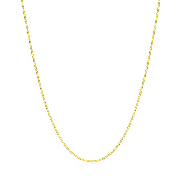 14k Yellow Gold Classic Box Chain (0.45 mm)