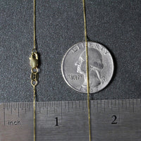 14k Yellow Gold Classic Box Chain (0.45 mm)