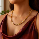 14k Yellow Gold French Cable Link Chain (6.1 mm) thumbnail 5