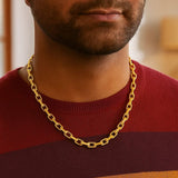 14k Yellow Gold French Cable Link Chain (6.1 mm) thumbnail 6