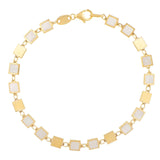MOP Alternating Bracelet in 14K Yellow Gold Gem (5.00 mm) thumbnail 2
