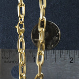 14k Yellow Gold French Cable Link Bracelet  (6.00 mm) thumbnail 7