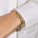 14k Yellow Gold French Cable Link Bracelet  (6.00 mm) thumbnail 8