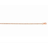 14k Rose Gold Machine Rope Chain (1.10 mm) thumbnail 2