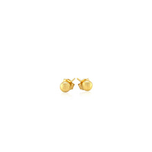 Load image into Gallery viewer, 14k Yellow Gold Ball Style Stud Earrings (4mm)