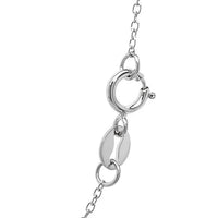 14k White Gold Diamond Cut Cable Link Chain (0.87 mm)